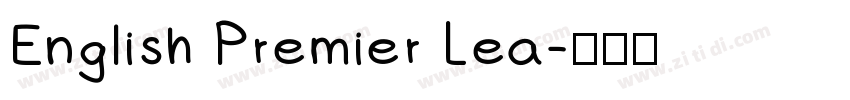 English Premier Lea字体转换